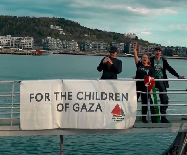Handala dikirimkan untuk menembus blokade Israel demi anak-anak Palestina. [Instagram]