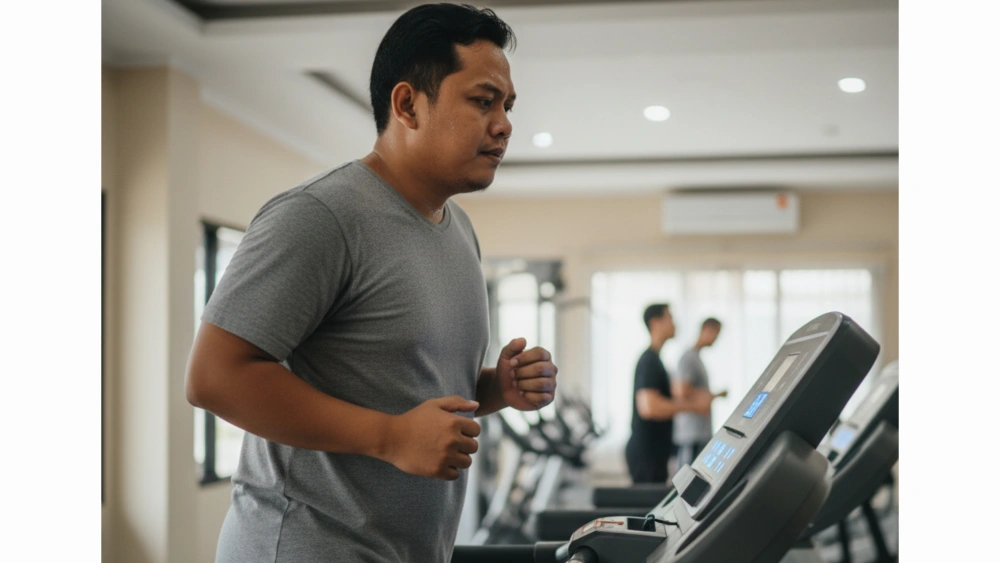 Olahraga ringan menjadi salah satu trik diet sehat