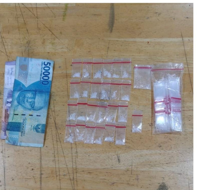 Barang bukti sabu yang diamankan polisi. [Istimewa]