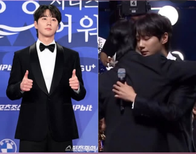 Momen Lucu di Ajang Blue Dragon Awards: Lee Junyoung Salah Dengar dan Ambil Piala Lee Jun Hyuk