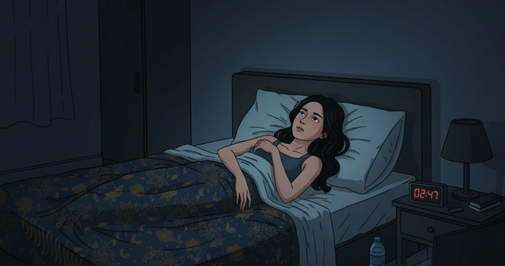 Penyebab dan Tips Agar Mudah Tidur Malam