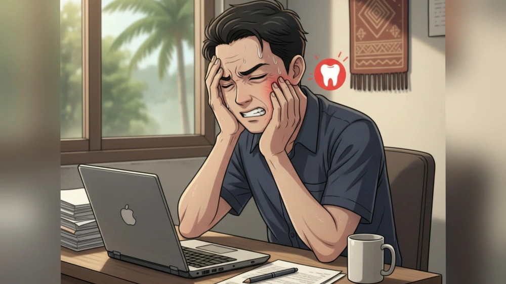 Ilustrasi sakit gigi