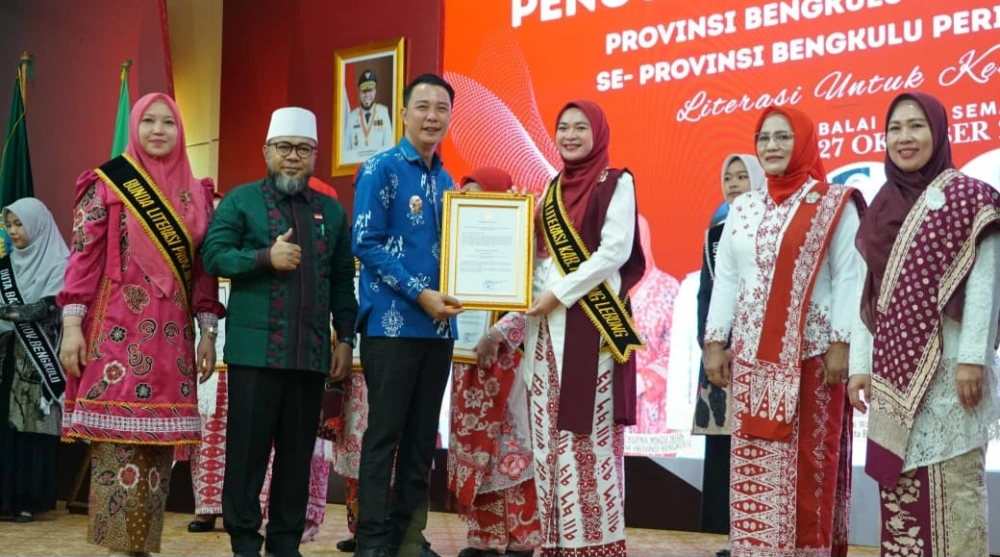 Bunda Literasi Kabupaten Rejang Lebong. (Humas Provinsi Bengkulu)