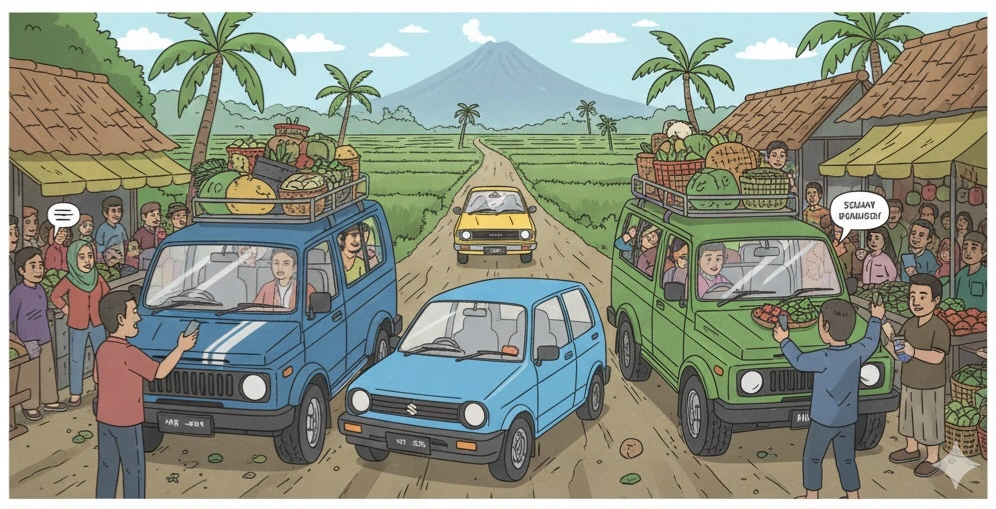 Ilustrasi mobil bekas dibawah Rp 50 Jutaan