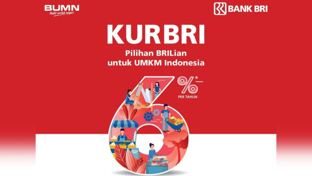 Bunga KUR BRI 6 persen. [Instagram @bankbri_id]