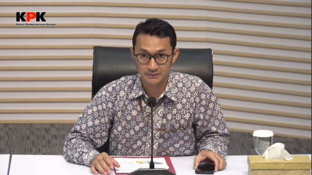 Juru Bicara KPK RI, Budi Prasetyo. [Youtube @kpkri]
