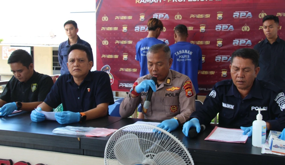 2 Spesialis Pencurian Dibekuk Polres Rejang Lebong, Beraksi di 7 TKP
