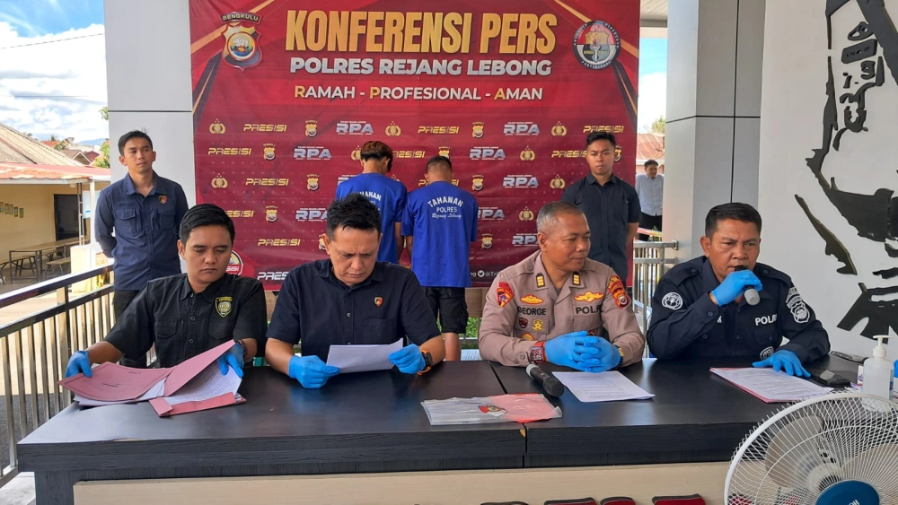 Kasi Humas Polres Rejang Lebong memberikan imbauan terkait kewaspadaan terhadap kasus pencurian. [FTNews.co.id/ Habibi Ifriansyah]