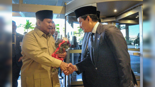 Presiden RI Prabowo Subianto mendapat Beragam di Brasil. [Instagram]