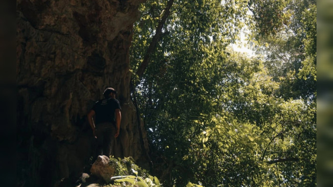 Asyiknya trekking di Silokek Sijunjung. [Instagram]