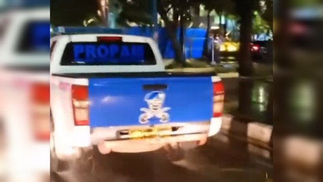 Viral, Mobil Dinas Kasi Propam Polres Tapsel Disebut Tabrak Mobil Warga di Medan