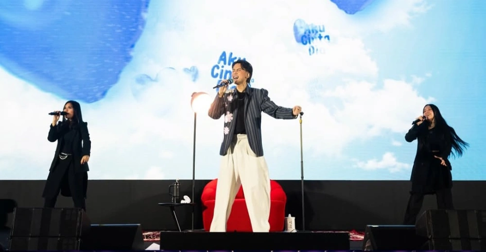 Konser Viki Aldiano sebelum menyatakan hiatus. [Instagram @vidialdiano]