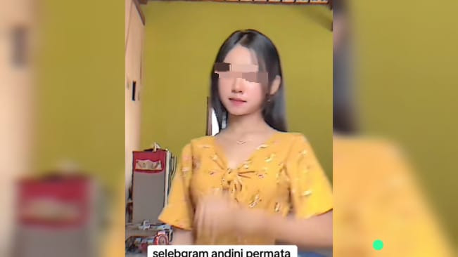 Andini Permata viral di media sosial. [Tiktok]