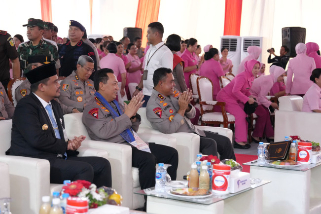 Kapolri Jenderal Pol Listyo Sigit Prabowo saat groundbreaking SPPG. [Istimewa]