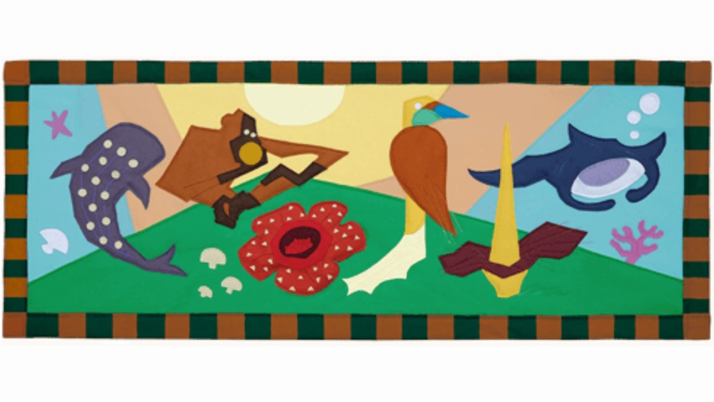Google Doodle Hari Ini Angkat Rafflesia Arnoldii, Bunga Langka dari Bengkulu