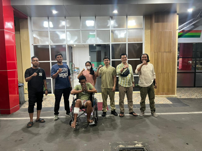 Pelaku pencurian sepeda motor ditembak polisi. [Istimewa]