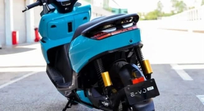 Tampilan belakang Honda E-VO GT. [Facebook @2banh.vn]