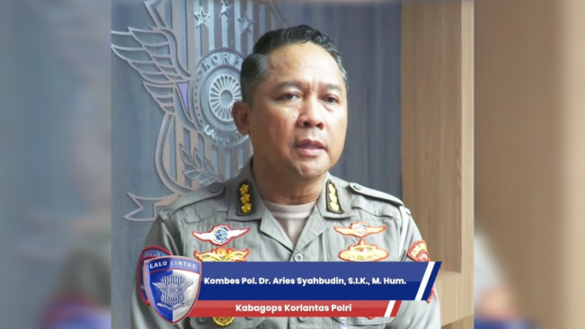 Kabag Ops Korlantas Polri Kombes Pol Aries Syahbudin. [Dok instagram Kakorlantas]