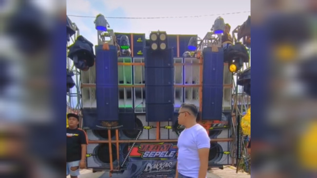 Sound horeg meresahkan masyarakat. [Instagram]