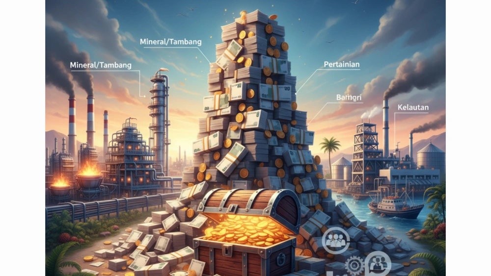 Ilustrasi hilirasi. [Gemini]