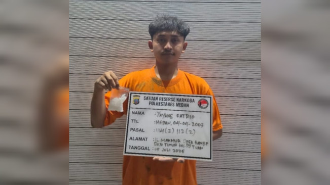 Pengedar Sabu di Medan Denai Ditangkap, Ini Tampangnya