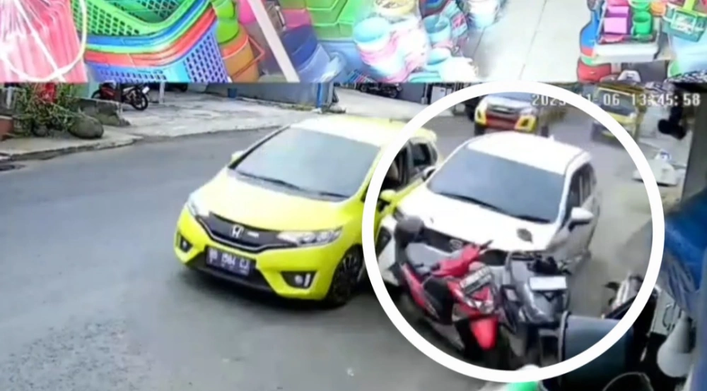 Aksi Kejar-kejaran Polisi dan Pencuri Aki Berakhir Dramatis di Rejang Lebong Terekam CCTV