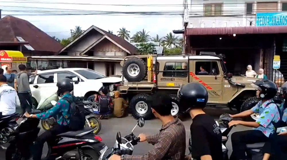 TKP aksi-aksi kejar-kejaran polisi dan pelaku pencurian aki tower berakhir di Rejang Lebong. [Istimewa]