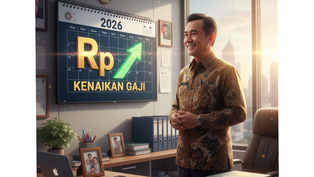 Ilustrasi peluang kenaikan gaji PNS 2026. [Gemini]