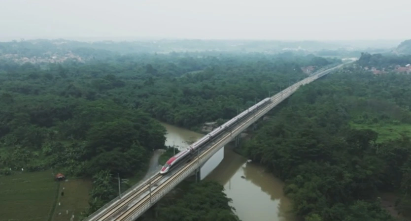 Kereta cepat Whoosh. [Instagram @keretacepat_id]
