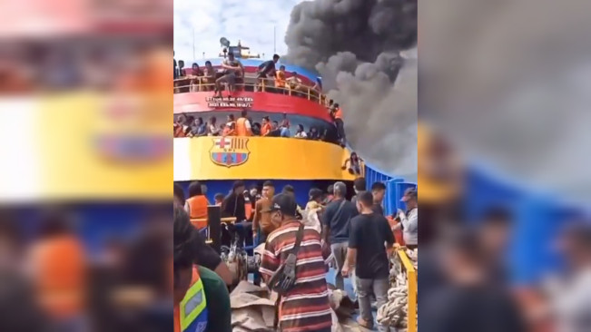 Kebakaran Kapal Barcelona di Perairan Pulau Talise, 5 Orang Meninggal