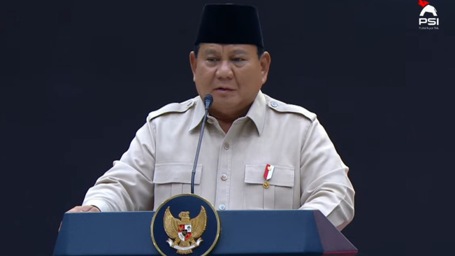 Hadiri Kongres PSI 2025, Prabowo: Gajah Binatang Kesayangan Saya