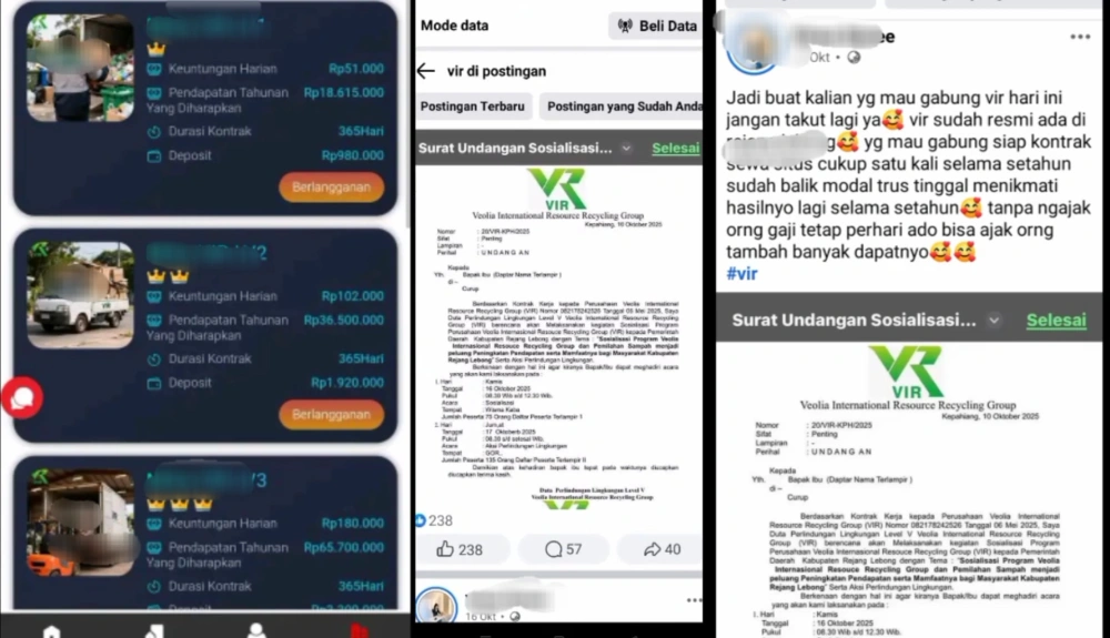 Aplikasi VIR kini viral menjadi pembahasan di medsos karena banyak pengguna tak bisa tarik dana. [Youtube]