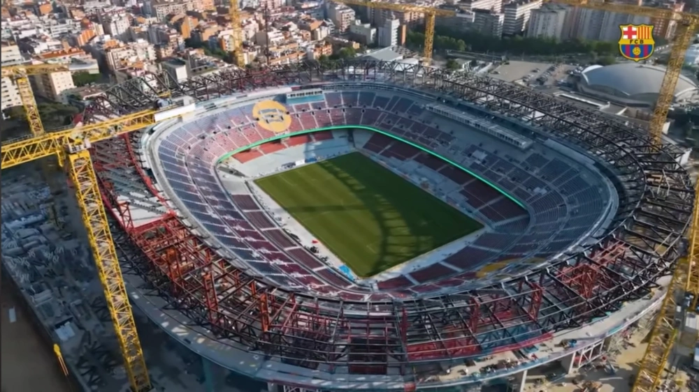 Camp Nou update. [Youtube]