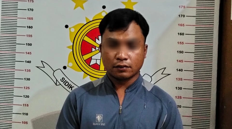 AFA, sopir ambulans di Rejang Lebong ditangkap lantaran nekat jambret pedagang keliling. [Dok. Polsek Selupu Rejang]