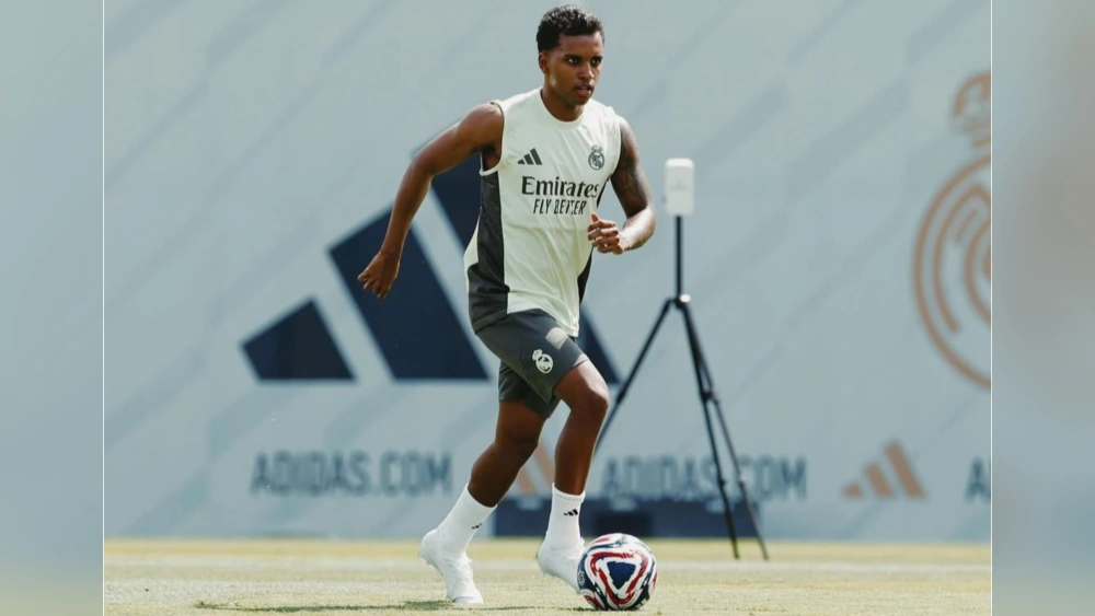 Rodrygo mode latihan. [Instagram]