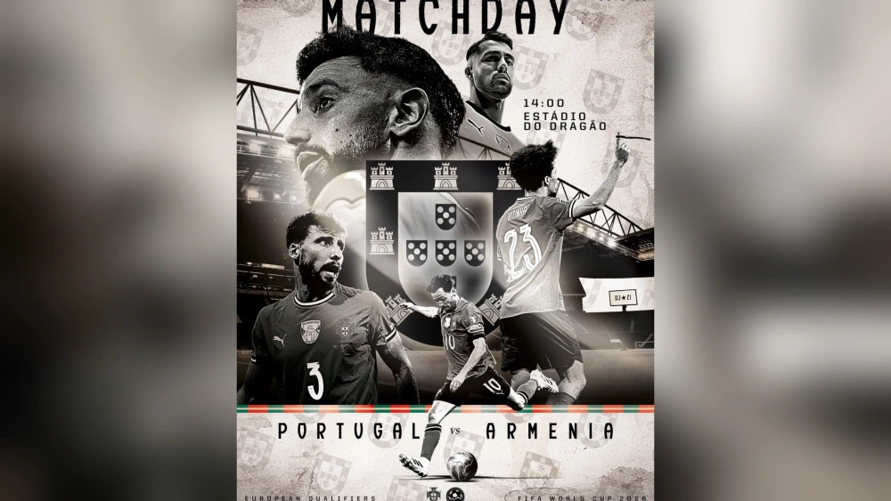 Flyer Matchday Portugal vs Armenia. [Instagram @portugal]