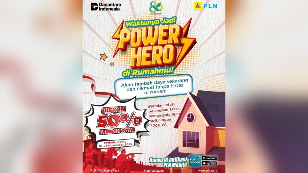 Promo PLN Power Hero berlangsung bagi pelanggan Prabayar maupun Pascabayar. [Instagram]