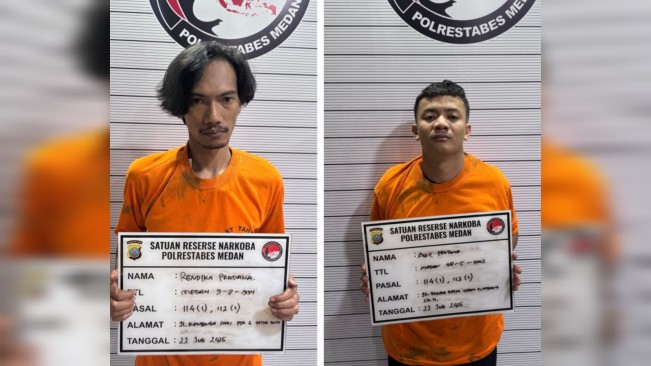 Rumah Penjualan Sabu di Medan Selayang Digerebek, 2 Orang Terciduk