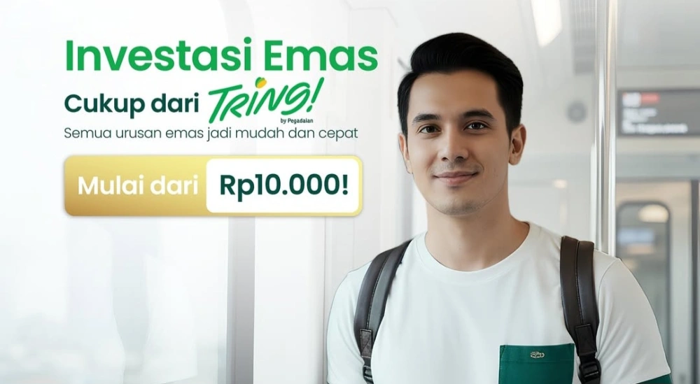 Investasi emas kini mudah. [Instagram]