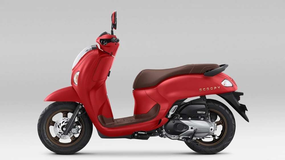 New Scoopy memiliki desain retro dan pilihan warna elegan. [Instagram] 