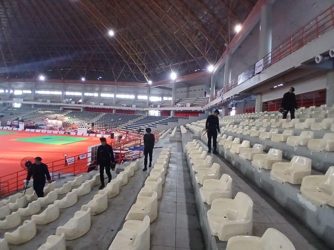 Brimob Polda Sumut Sterilisasi Event Internasional Pencak Silat Championship 2025