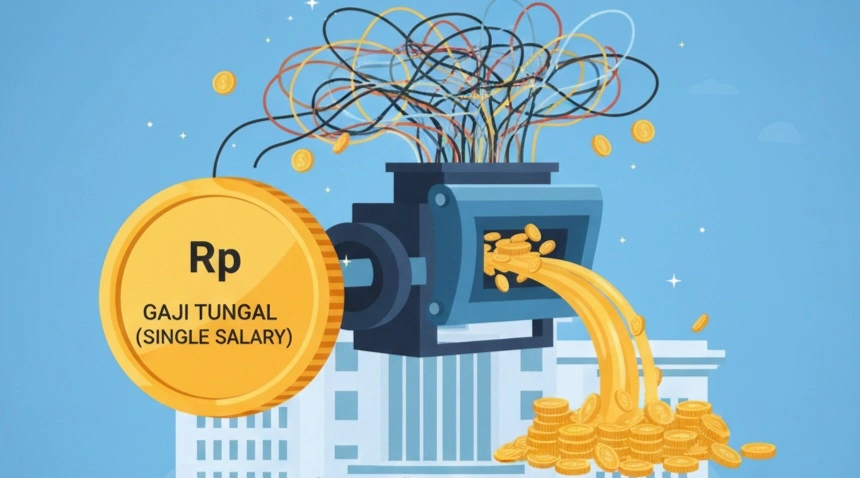 Penerapan Single Salary diklaim untuk kesejahteraan ASN. [Gemini]