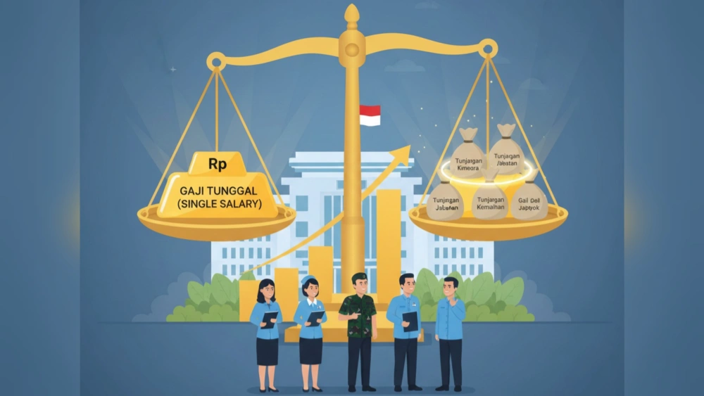 BKN Terapkan Gaji Tunggal ASN Mulai 2026, Ini Keuntungannya!