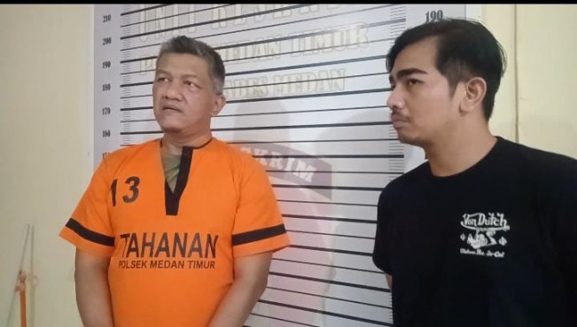 Bikin Malu, Anggota Ormas di Medan Ditangkap Curi Besi Kereta Api