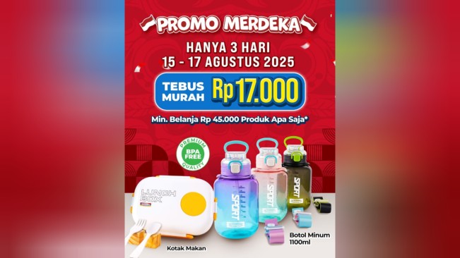 Promo 17 Agustus 2025 Indomaret, Diskon Separuh Harga-Tebus Rp 17 Ribu