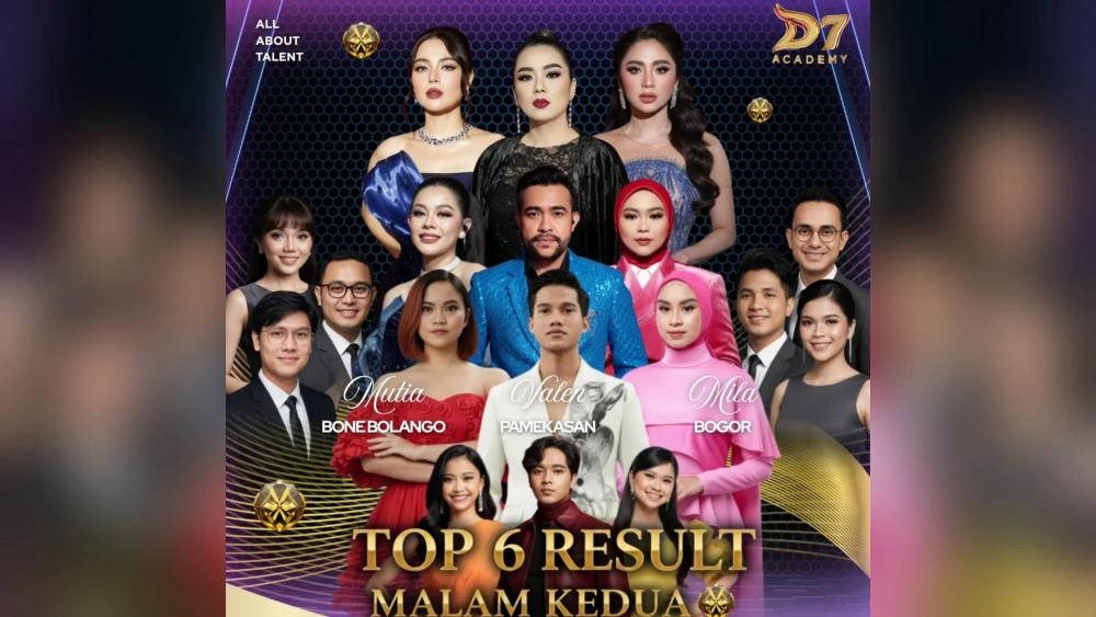 3 Peserta ini tampil di Top 6 Result malam kedua. [Instagram]
