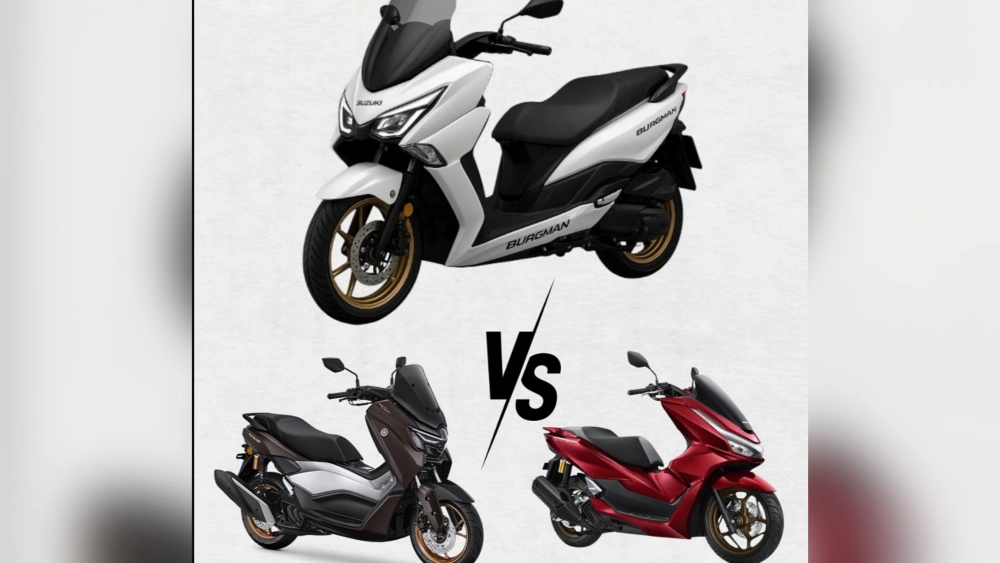 Punya desain super mewah, Suzuki Burgman 150 tantang NMax dan PCX. [Instagram]