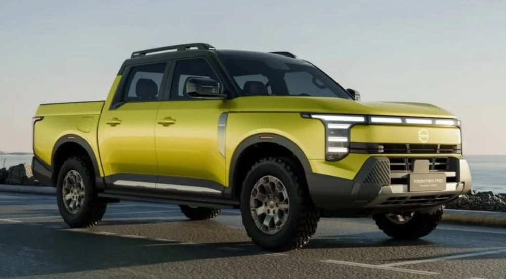 Nissan Frontier Pro 2026 memiliki desain eksterior: modern dengan 2 karakter. [Instagram]