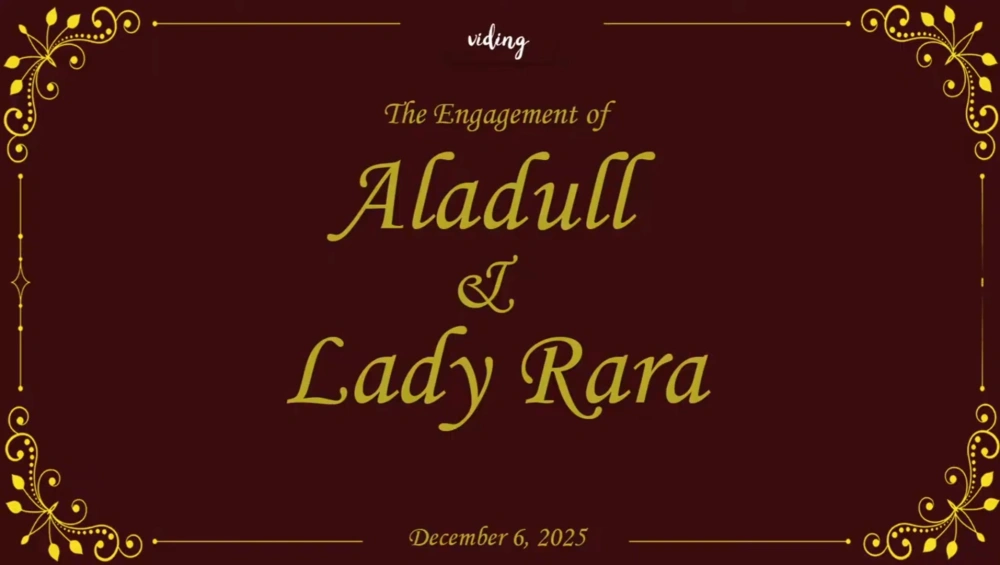 Lamaran Lady Rara dan Aladul. [YouTube]