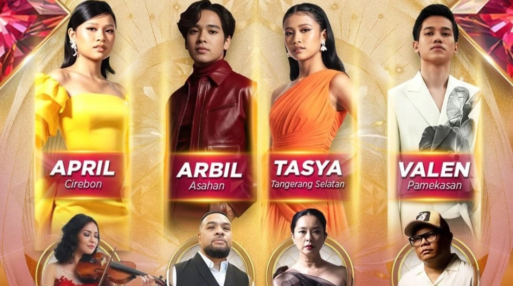 Finalis DA7 Top 4. [Instagram]